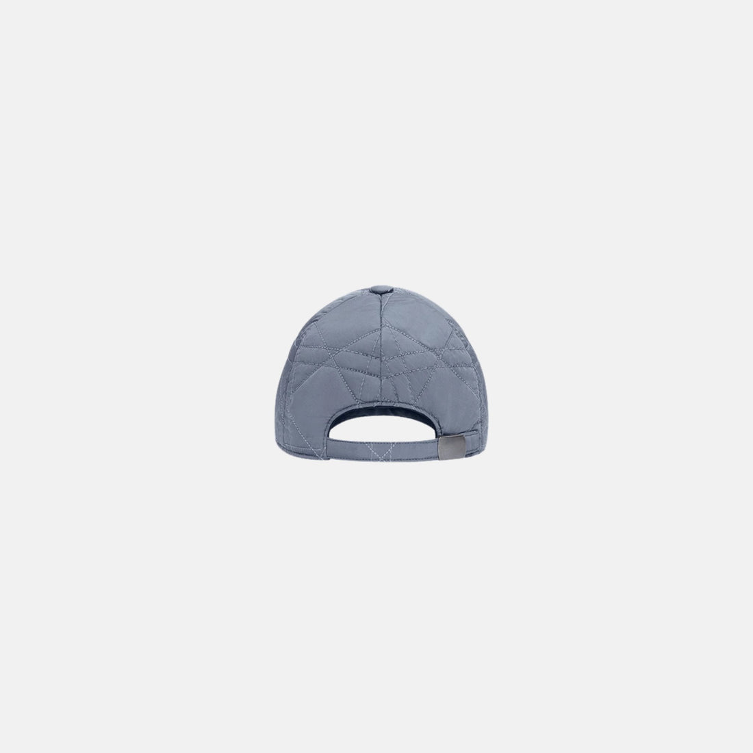 Kids Steel Blue Cannage Cap Water Repellent Satin-Finish