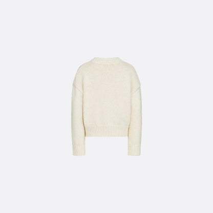 Kids Sweater Ivory Cotton Knit