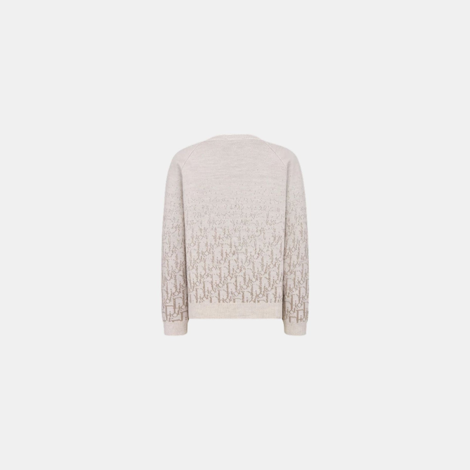 Kids Sweater Wool Knit Gradient Dior Oblique Jacquard
