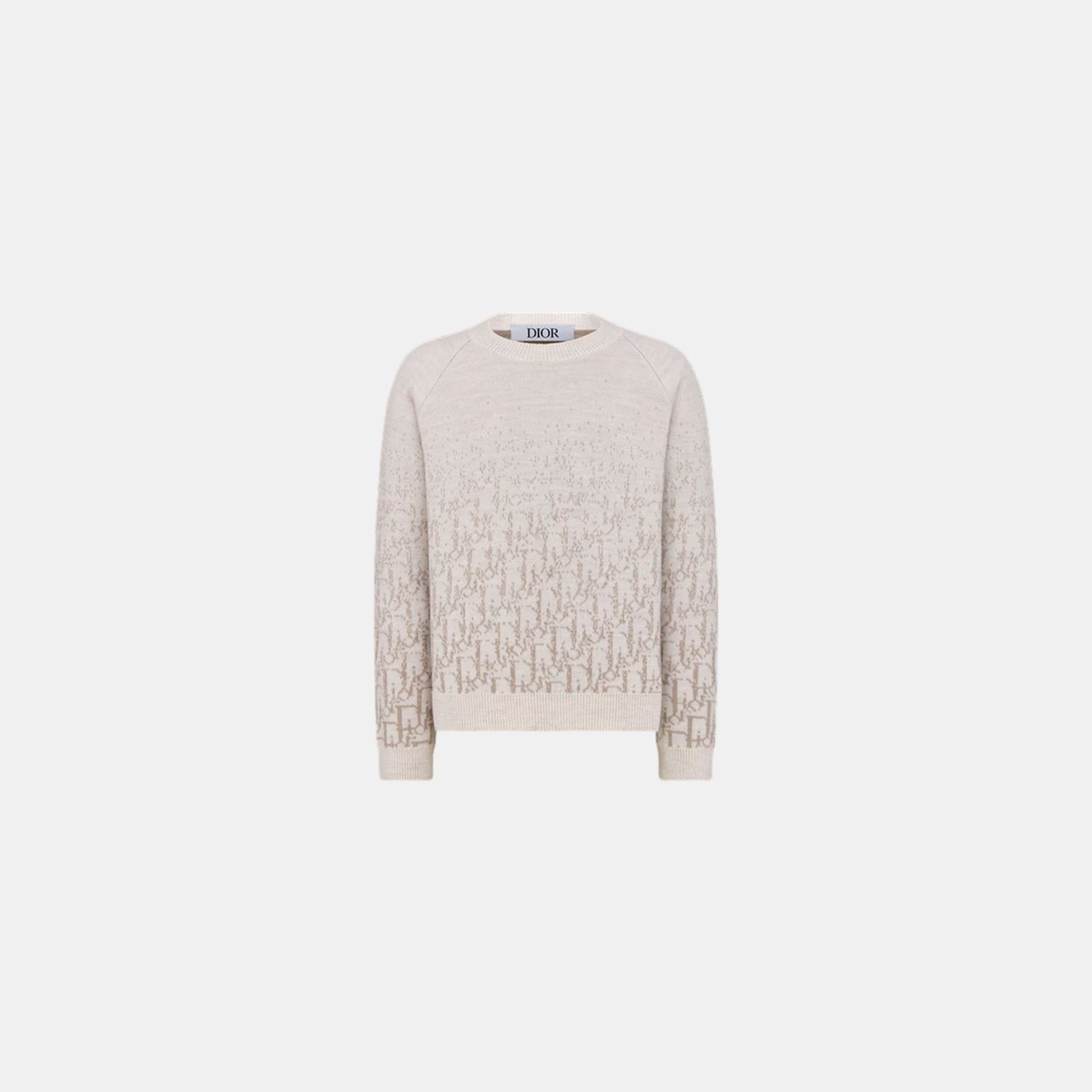 Kids Sweater Wool Knit Gradient Dior Oblique Jacquard