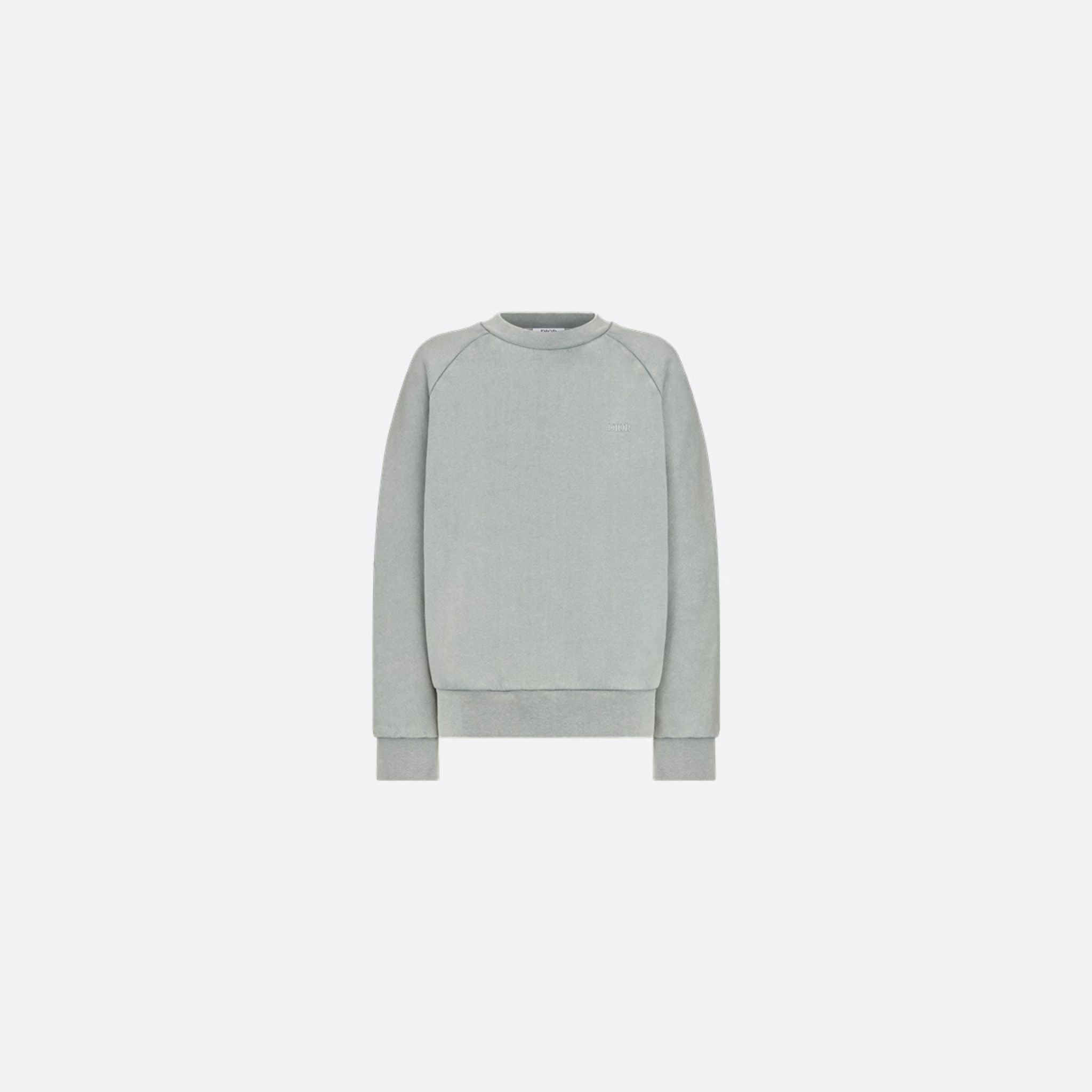 Kids Sweatshirt Gray-Blue Cotton Fleece