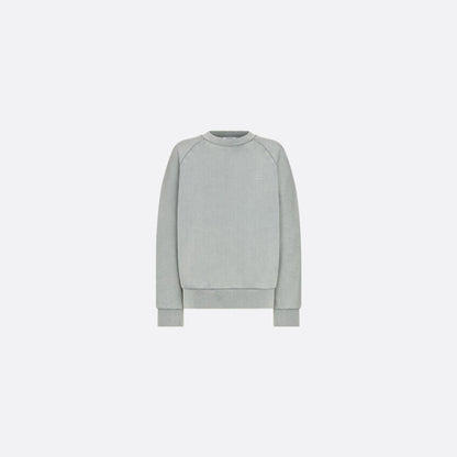 Kids Sweatshirt Gray-Blue Cotton Fleece