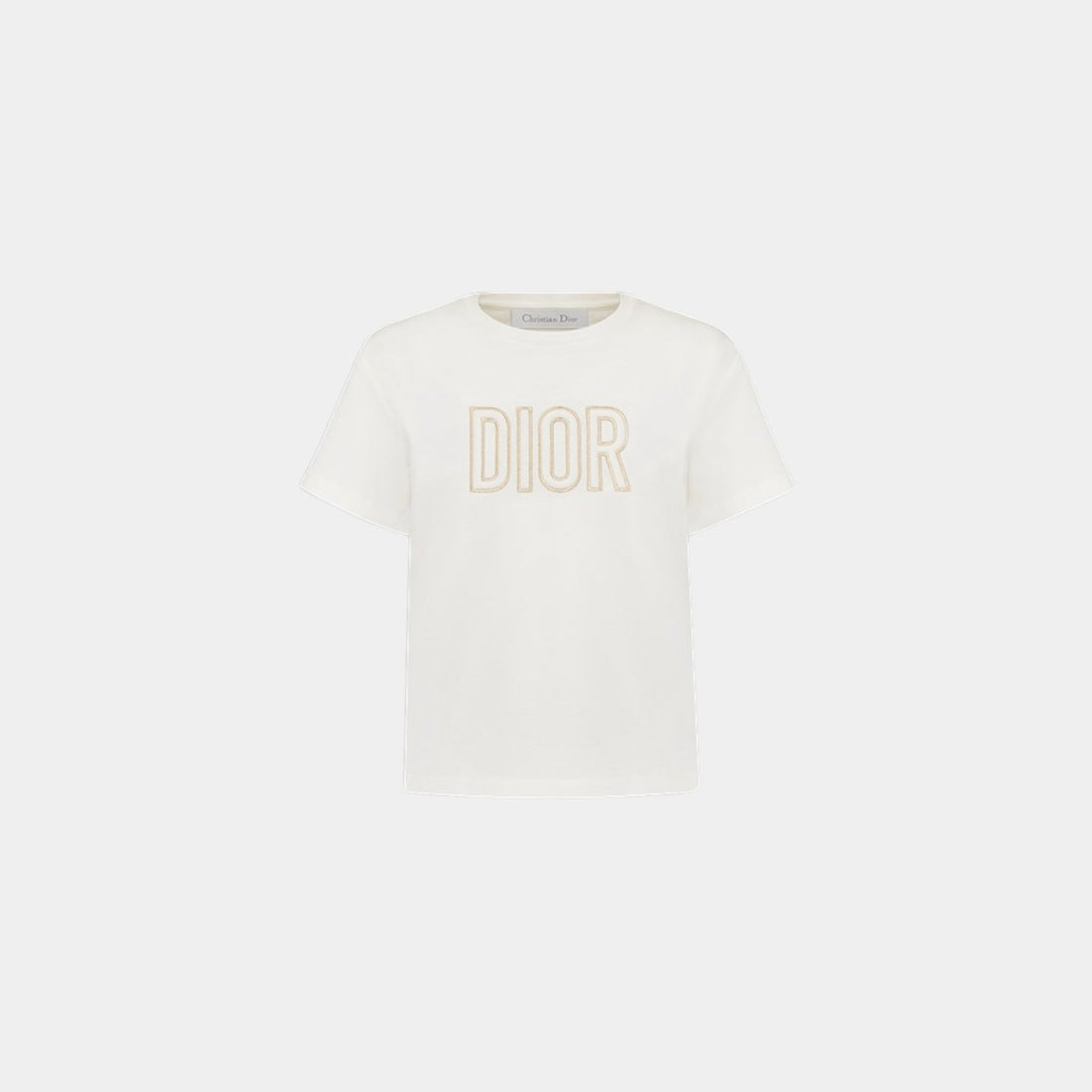 Kids T Shirt Cotton Jersey Dior Embroidery