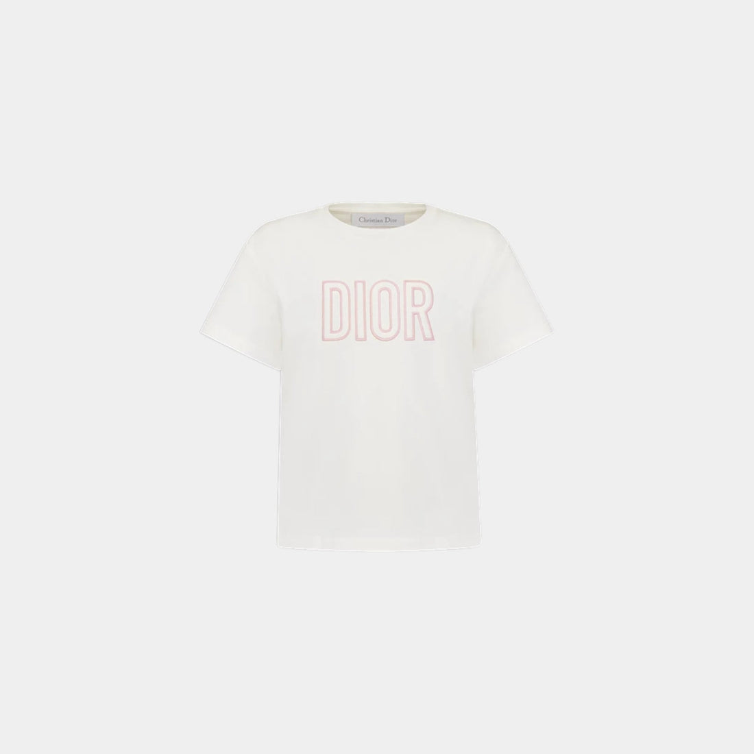 Kids T Shirt Cotton Jersey Dior Embroidery