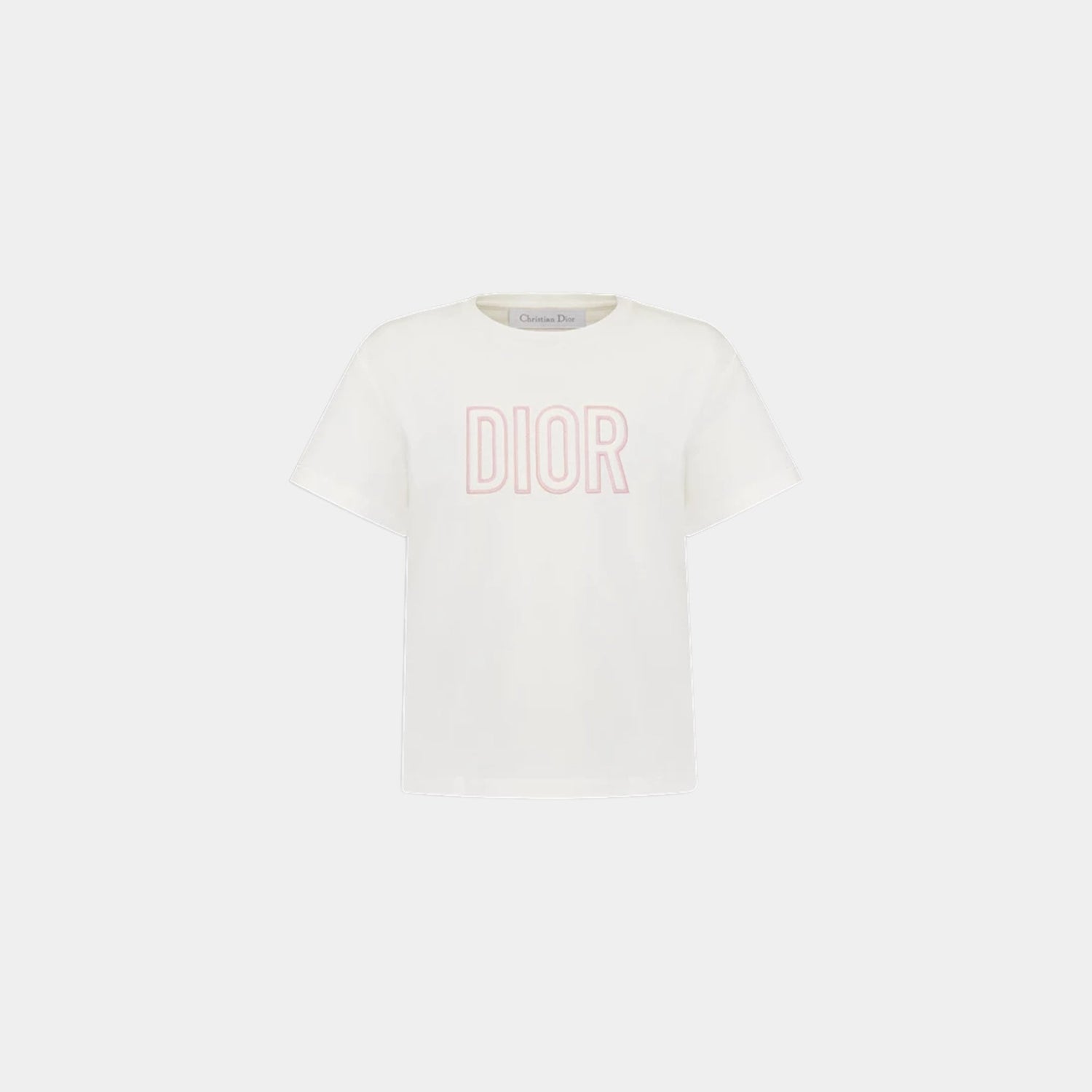 Kids T Shirt Cotton Jersey Dior Embroidery