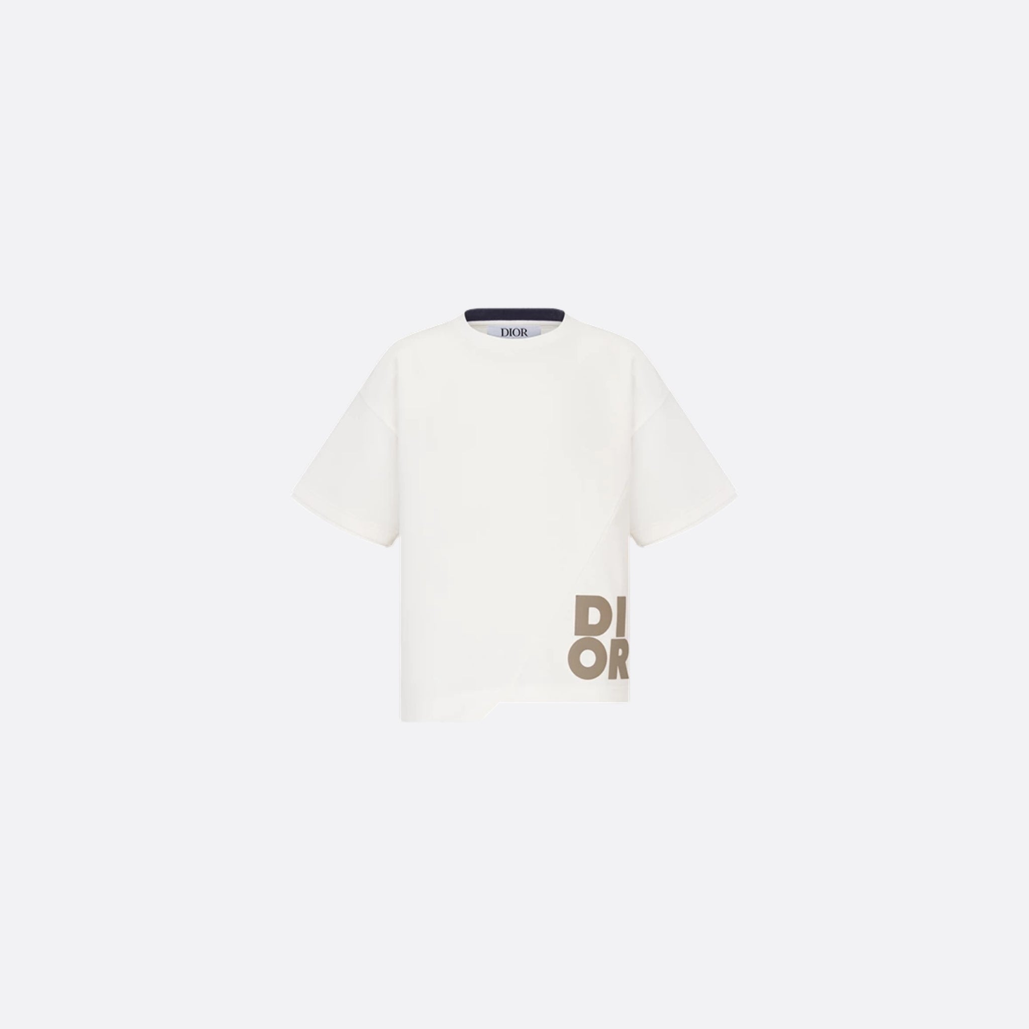 Kids T Shirt Ivory Cotton Jersey