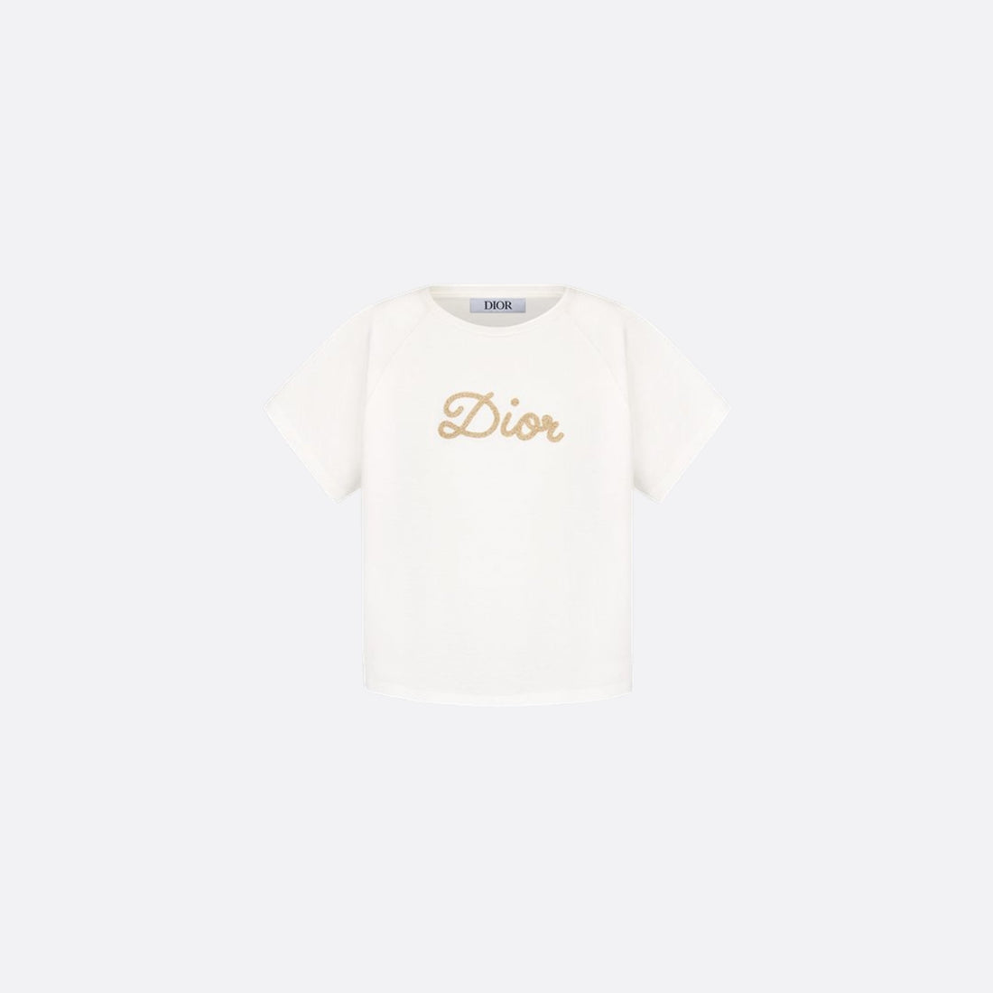 Kids T Shirt Ivory Cotton Jersey
