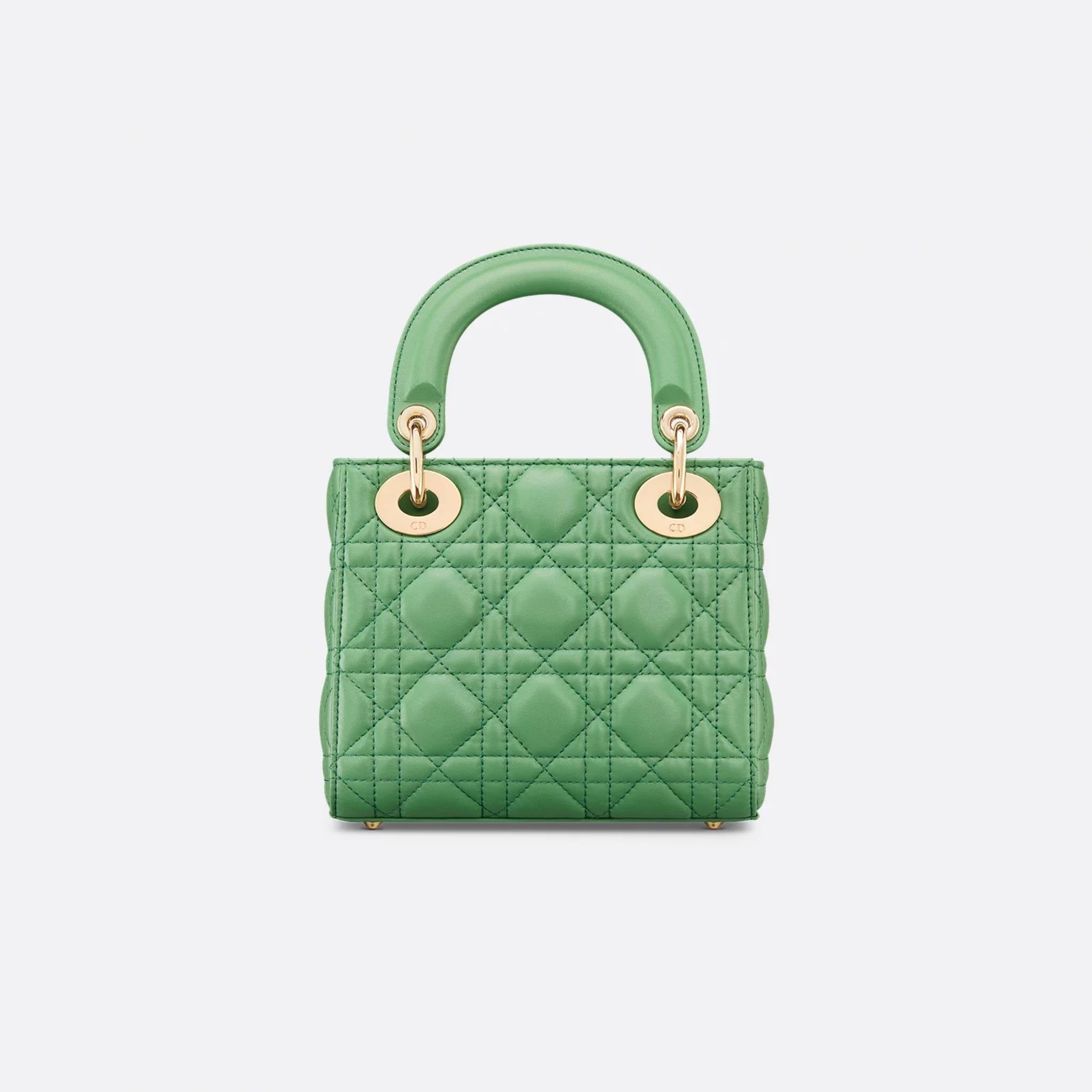 Lady Dior Mini Bag Cannage Lambskin