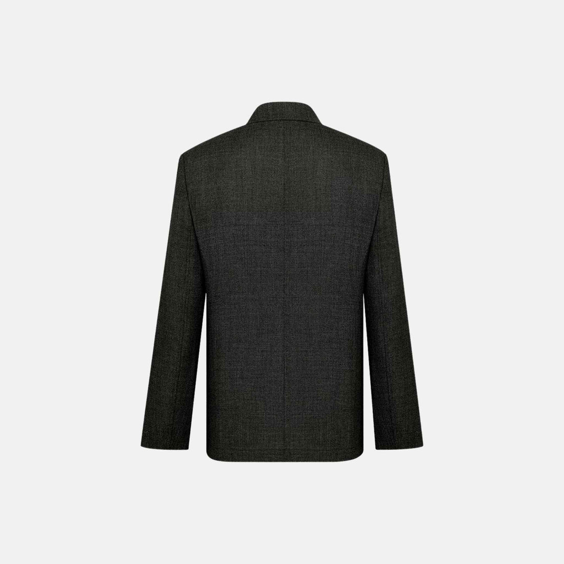 Lightweight Jacket In Virgin Wool Basketweave