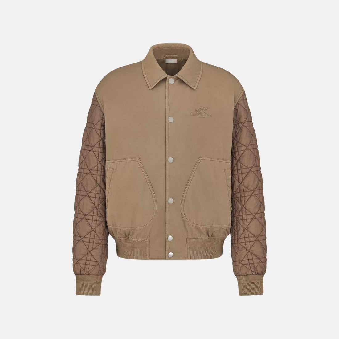 Lily Of The Valley Blouson Jacket In Cotton Twill