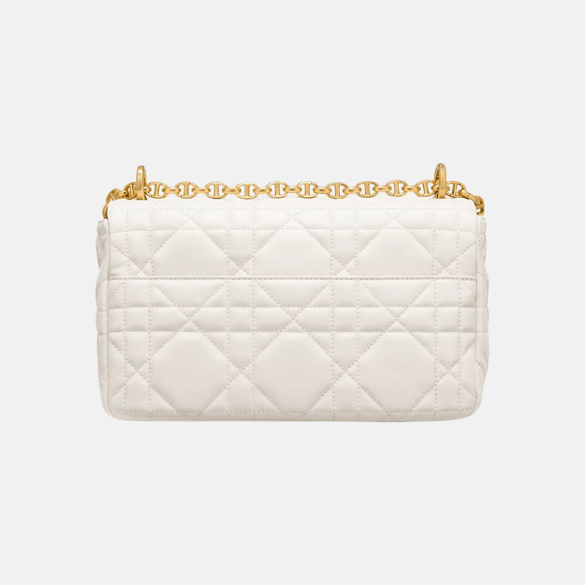 Medium Soft Caro Bag In Macrocannage Lambskin