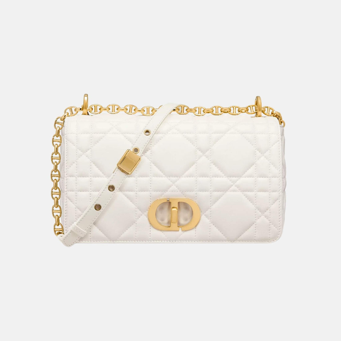 Medium Soft Caro Bag In Macrocannage Lambskin