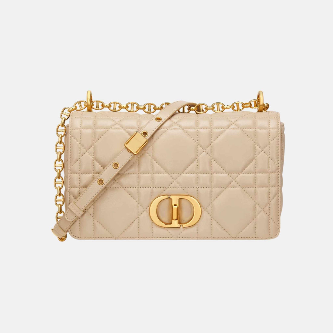 Medium Soft Caro Bag In Macrocannage Lambskin