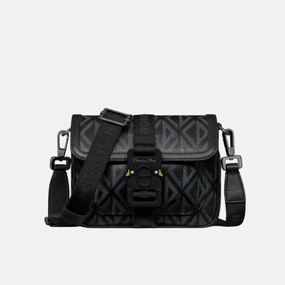Mini Hit The Road Messenger Bag In CD Diamond Print