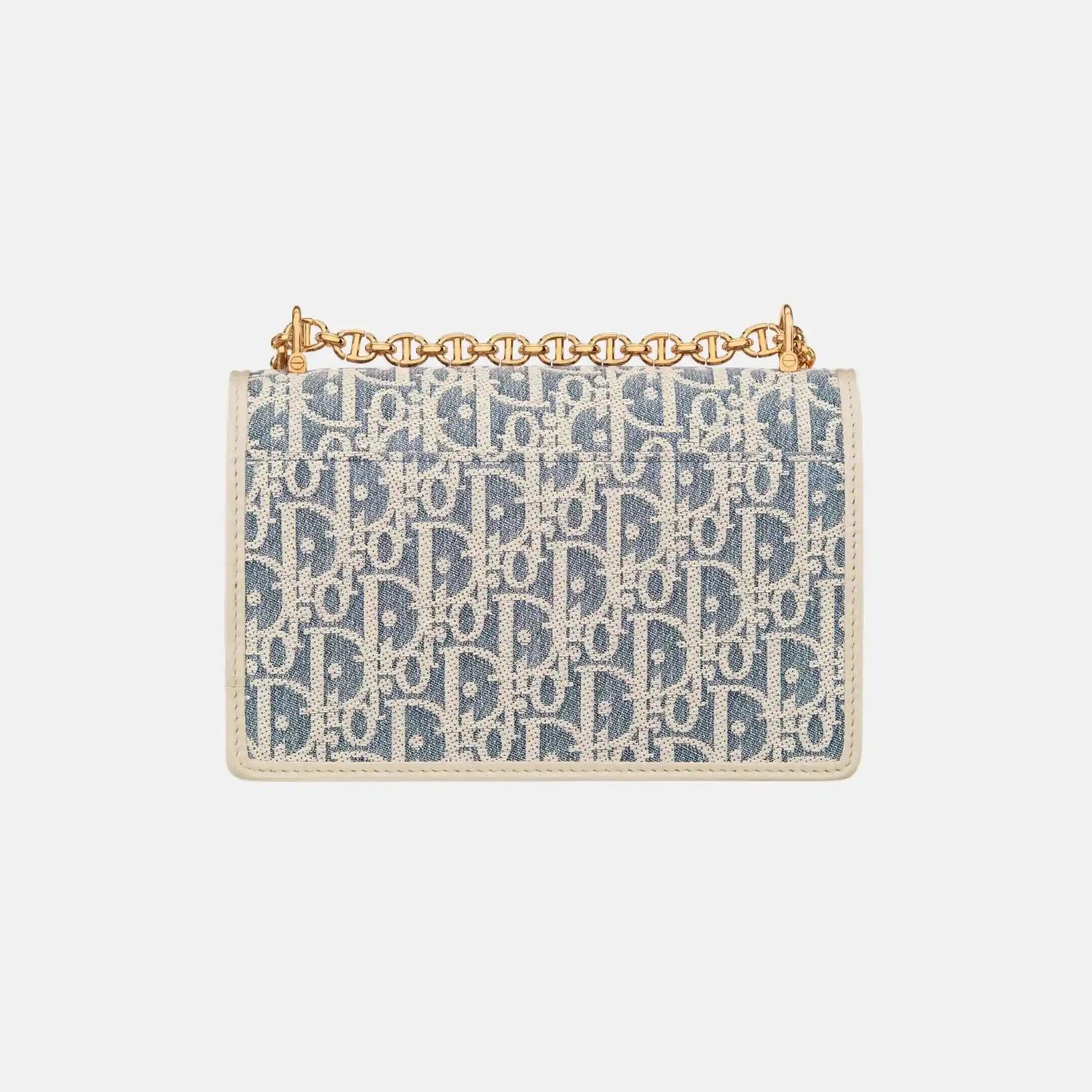 Miss Caro Mini Bag In Dior Oblique Chambray And Calfskin