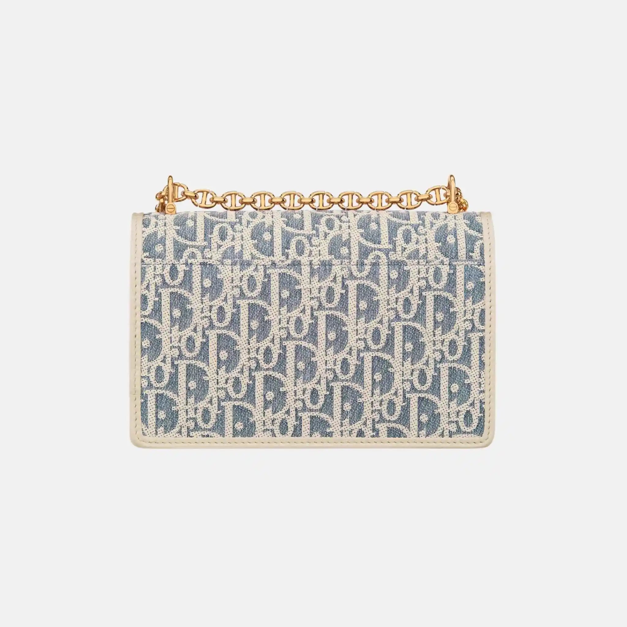 Miss Caro Mini Bag In Dior Oblique Chambray And Calfskin