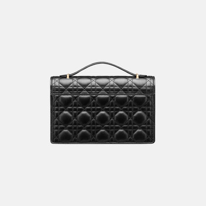My Dior Top Handle Bag In Cannage Lambskin