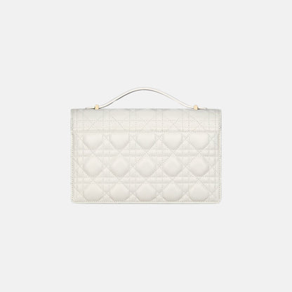 My Dior Top Handle Bag In Cannage Lambskin