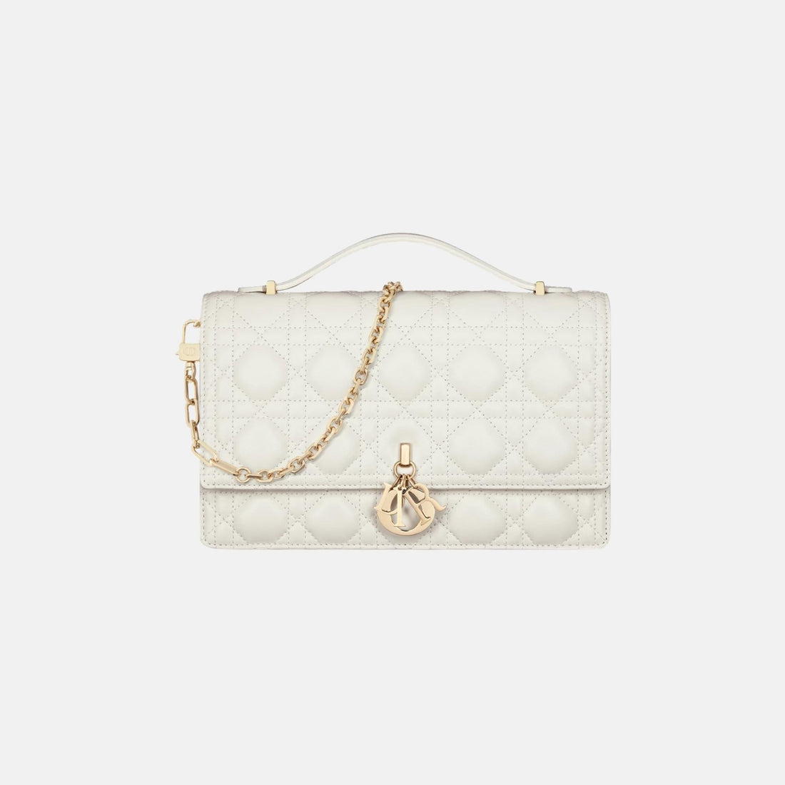 My Dior Top Handle Bag In Cannage Lambskin