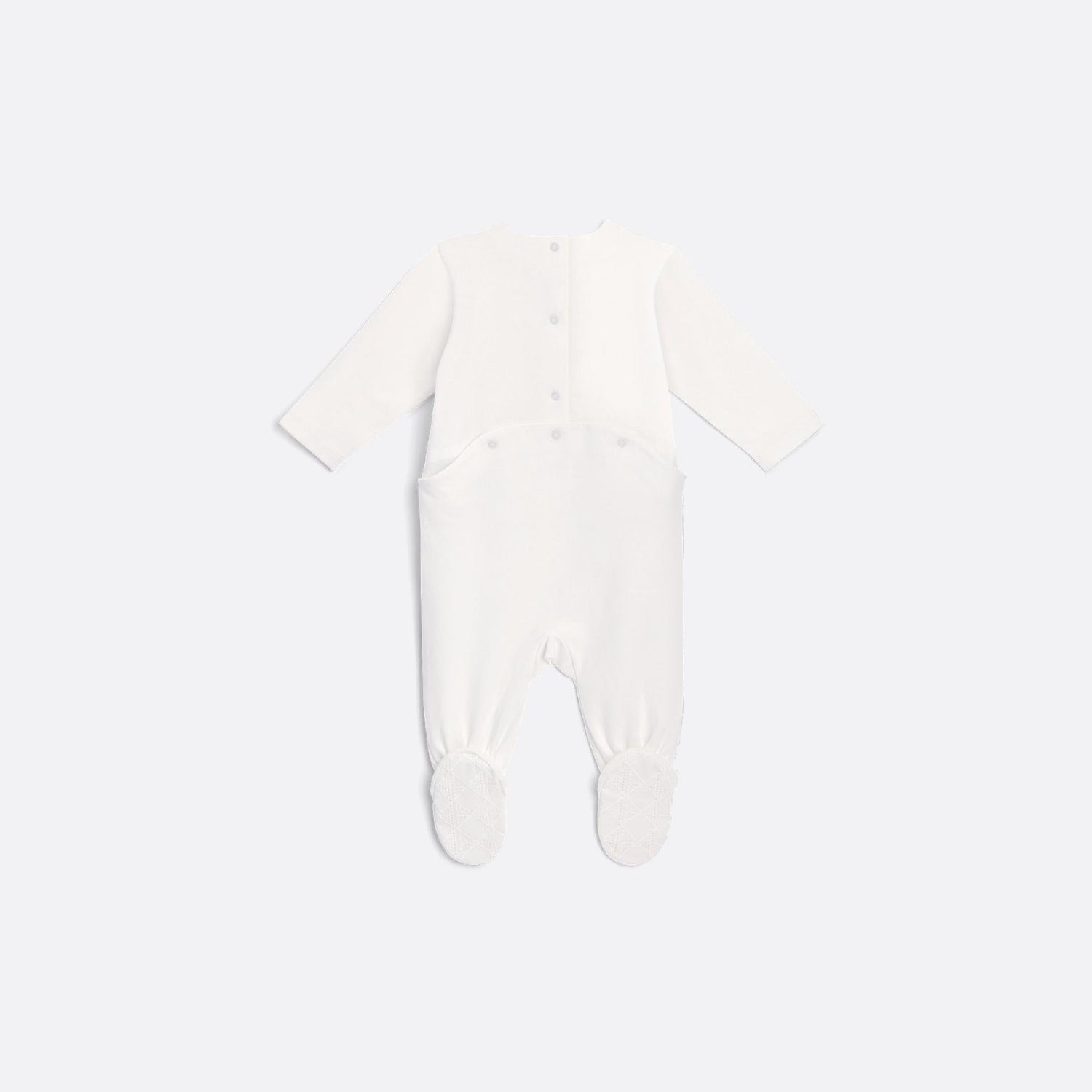 Newborn Gift Set Ivory Cannage Cotton Jersey and Voile