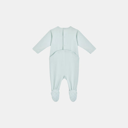 Newborn Gift Set Light Blue Cannage Cotton Jersey and Voile