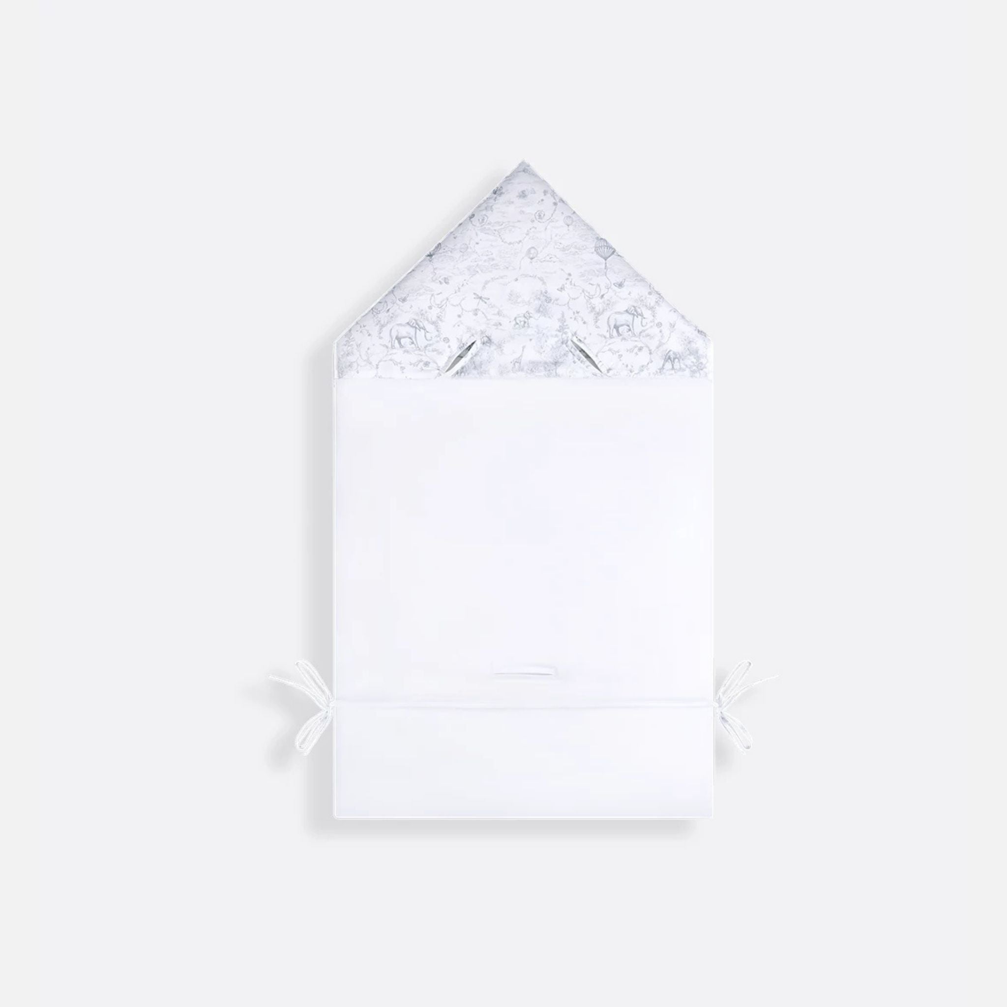 Newborn Sleeping Bag White Cotton Voile