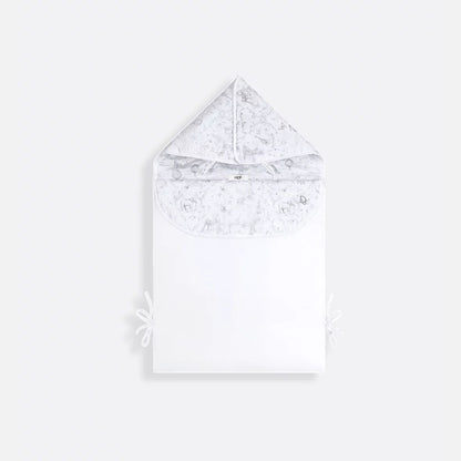 Newborn Sleeping Bag White Cotton Voile