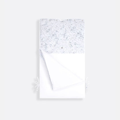 Newborn Sleeping Bag White Cotton Voile