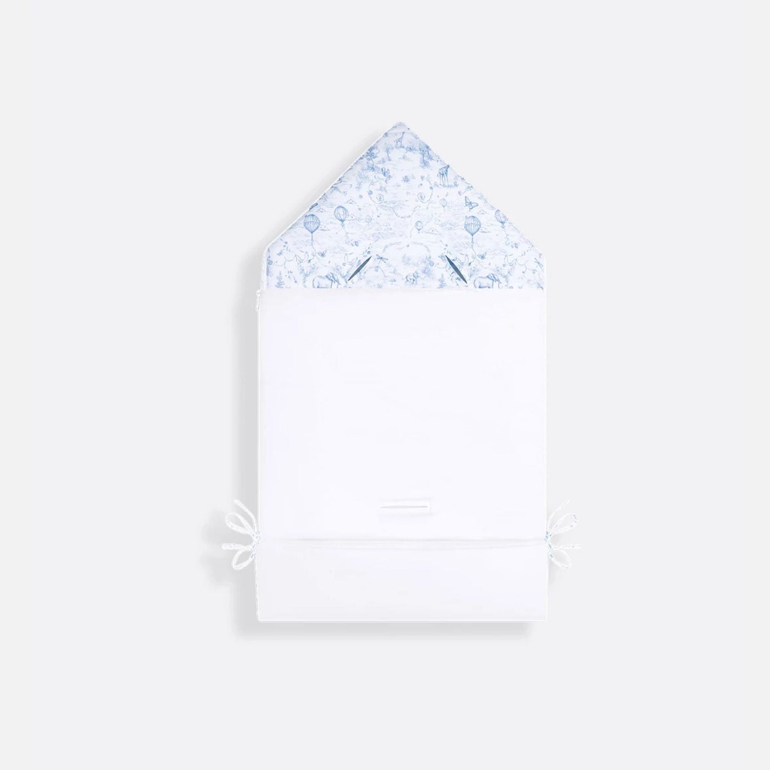 Newborn Sleeping Bag White Cotton Voile