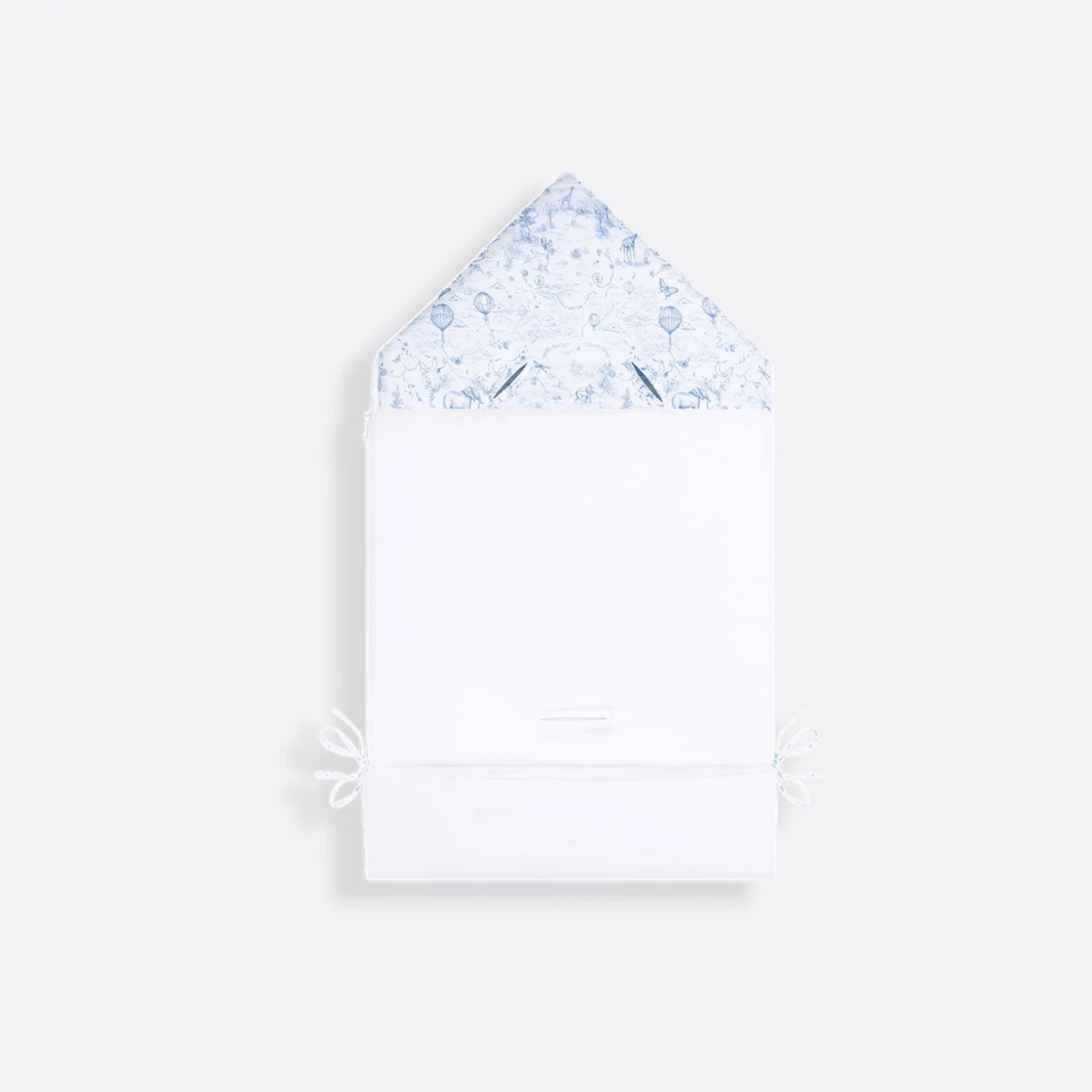Newborn Sleeping Bag White Cotton Voile