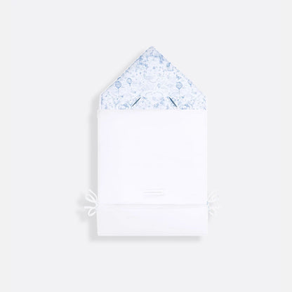 Newborn Sleeping Bag White Cotton Voile