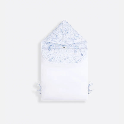 Newborn Sleeping Bag White Cotton Voile