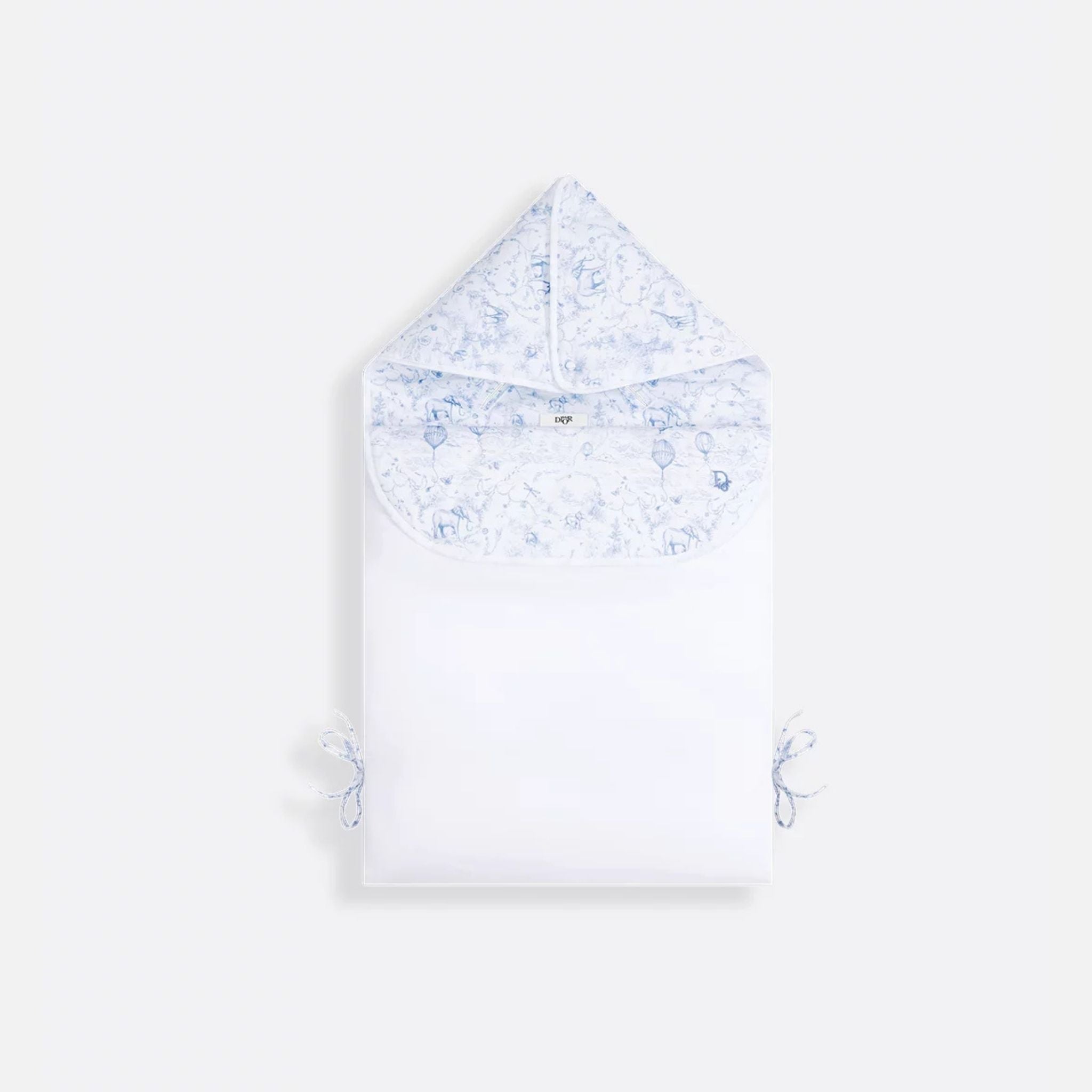 Newborn Sleeping Bag White Cotton Voile