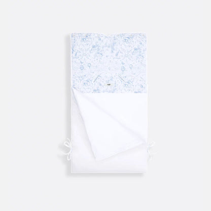 Newborn Sleeping Bag White Cotton Voile