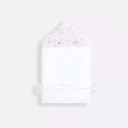 Newborn Sleeping Bag White Cotton Voile