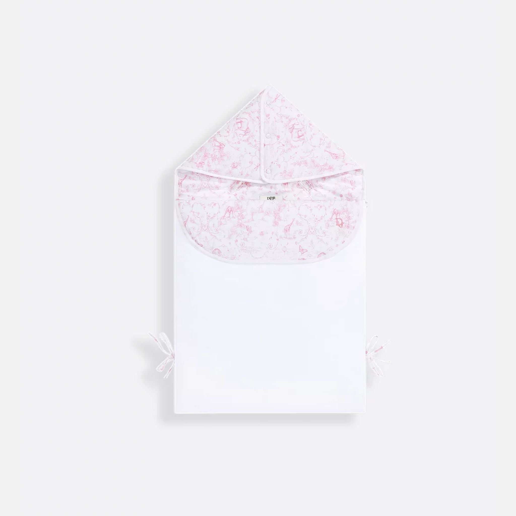 Newborn Sleeping Bag White Cotton Voile