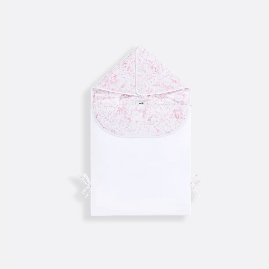 Newborn Sleeping Bag White Cotton Voile