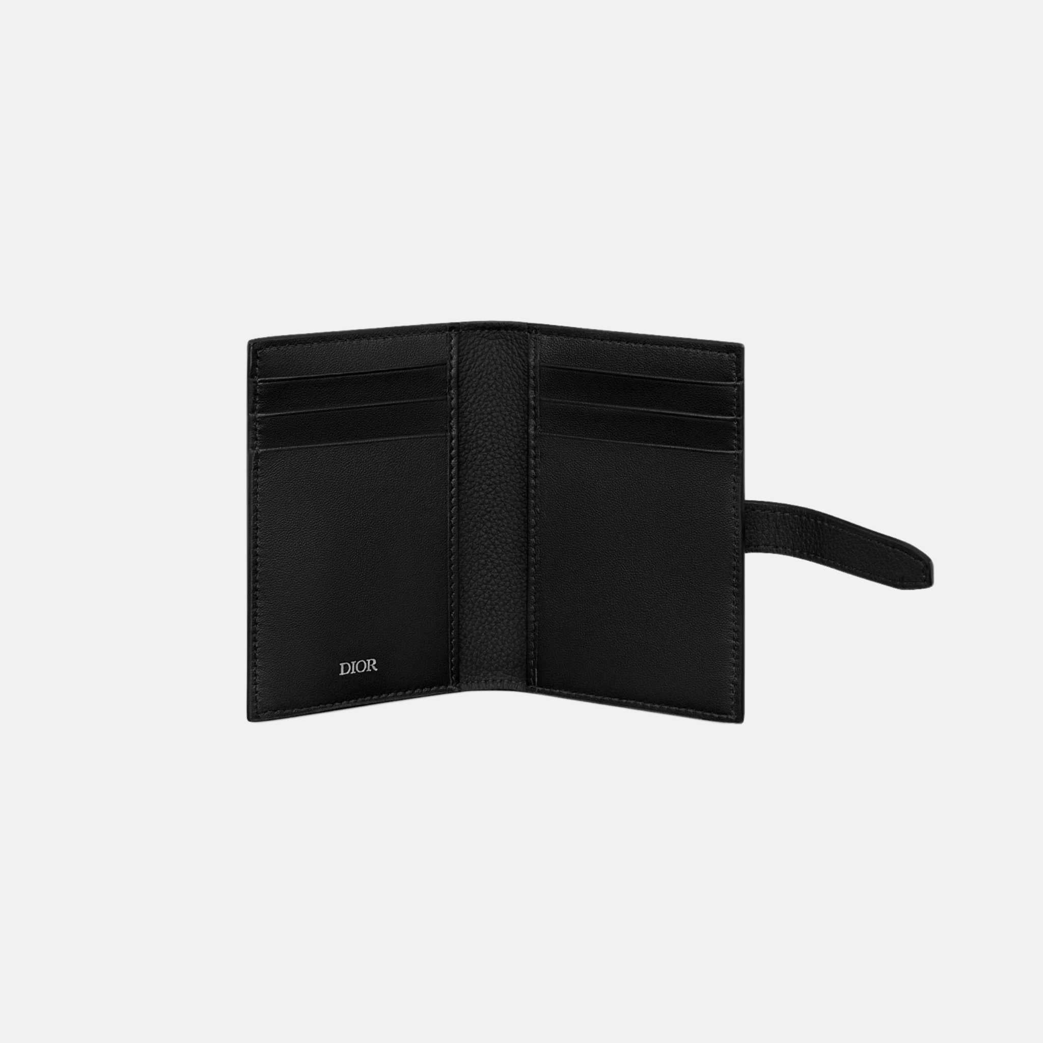Normandie Vertical Bifold Card Holder In Icons Calfskin
