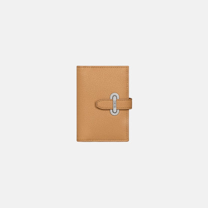 Normandie Vertical Bifold Card Holder In Icons Calfskin