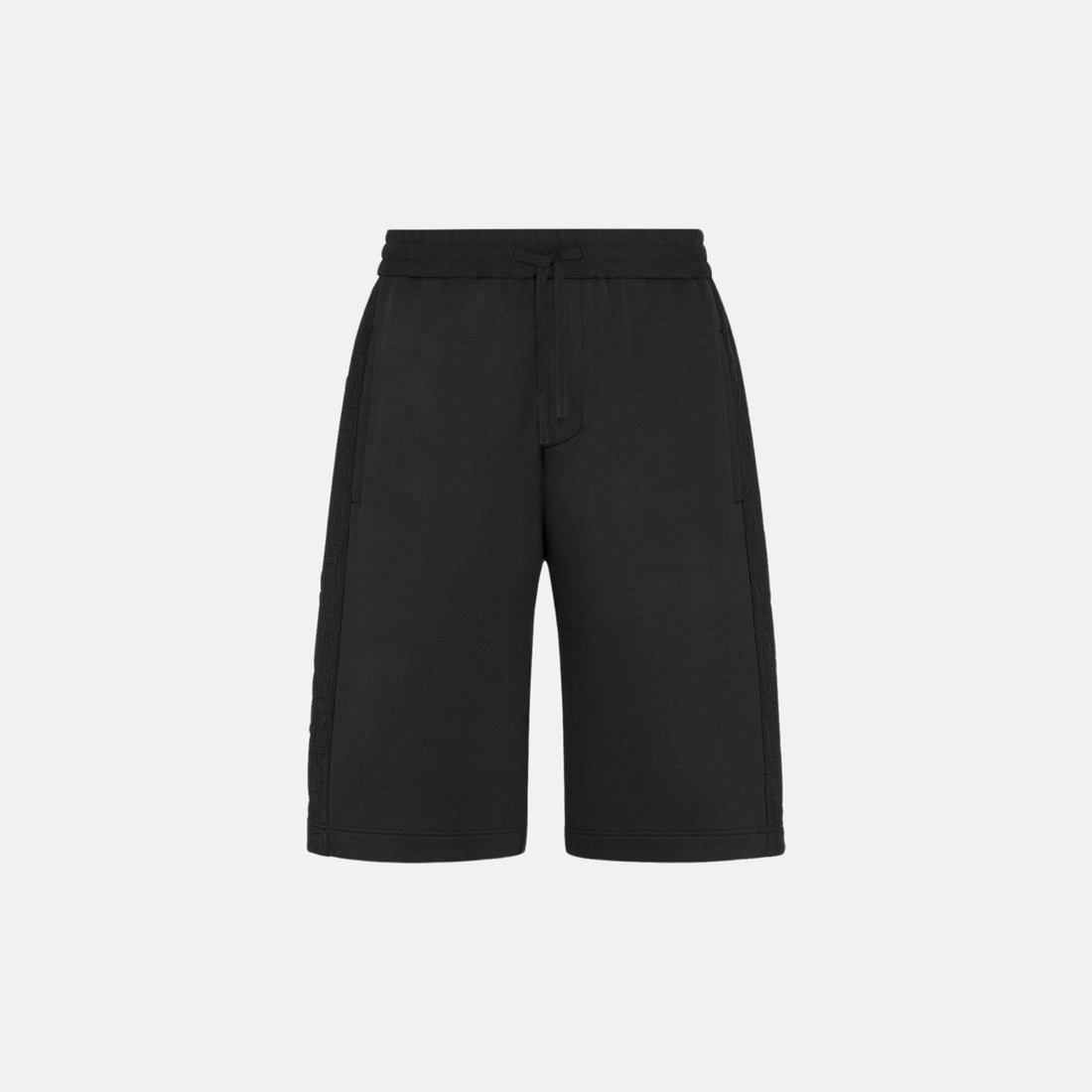 Oblique Bermuda Shorts In Cotton Blend Jersey