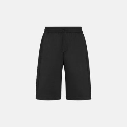 Oblique Bermuda Shorts In Cotton Blend Jersey