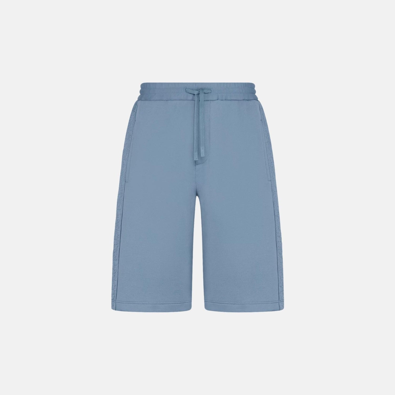 Oblique Bermuda Shorts In Cotton Blend Jersey