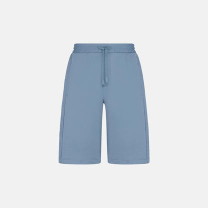 Oblique Bermuda Shorts In Cotton Blend Jersey