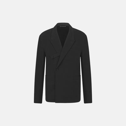 Dior Oblique Jacket with Buttoned Strap in Cotton Blend