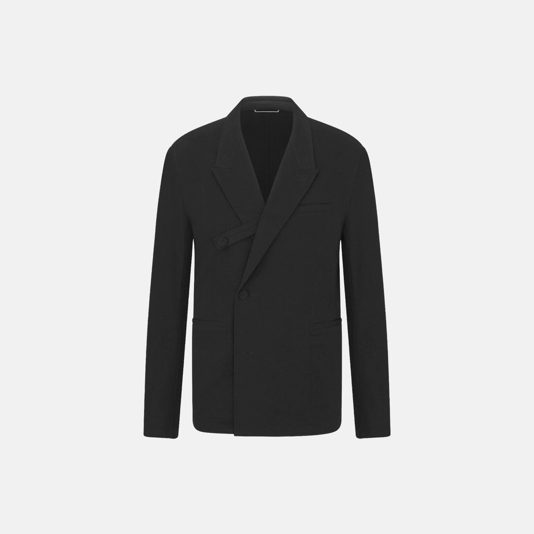 Dior Oblique Jacket with Buttoned Strap in Cotton Blend
