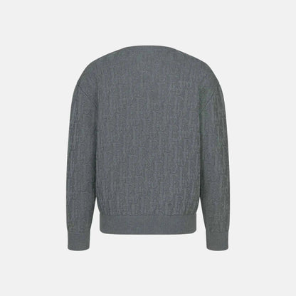 Oblique Sweater In Cotton Blend Jacquard