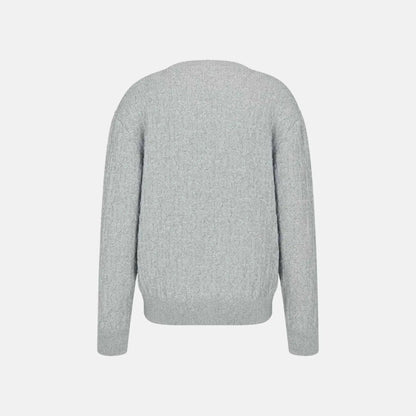 Oblique Sweater In Cotton Blend Jacquard
