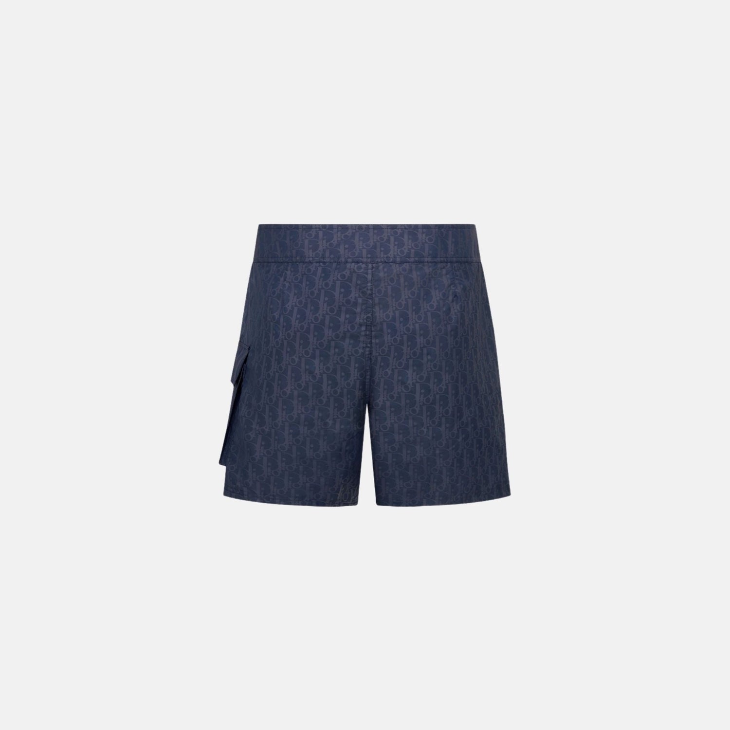 Oblique Swim Shorts In Technical Fabric