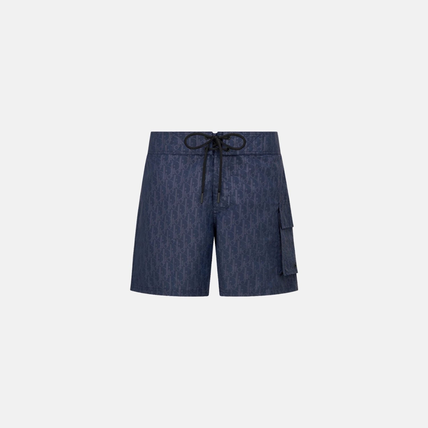 Oblique Swim Shorts In Technical Fabric