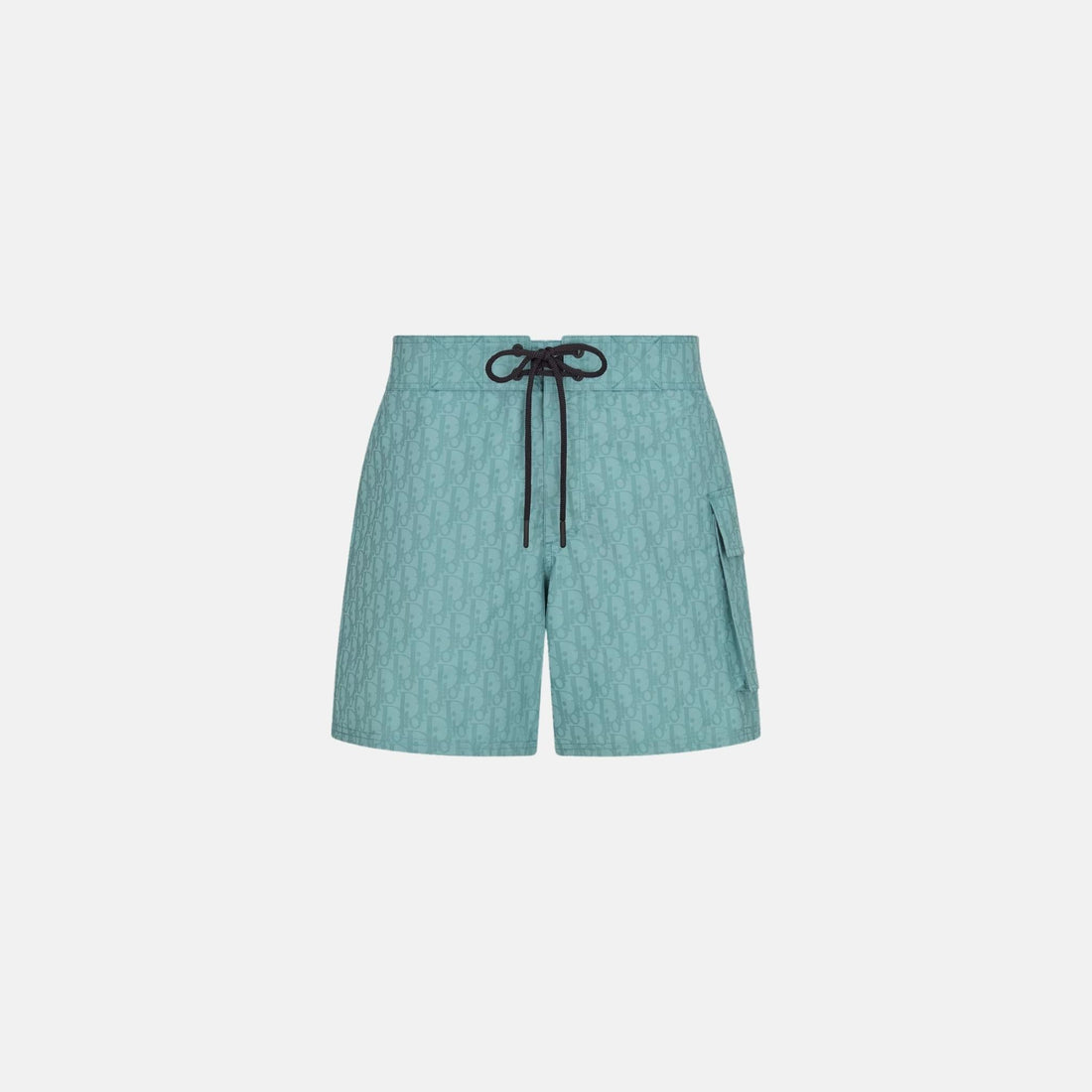 Oblique Swim Shorts In Technical Fabric